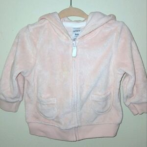4 Carter's Hoodie, Carter's Jacket, Carter's Pink Cardigan & Fleece Jumpsuit